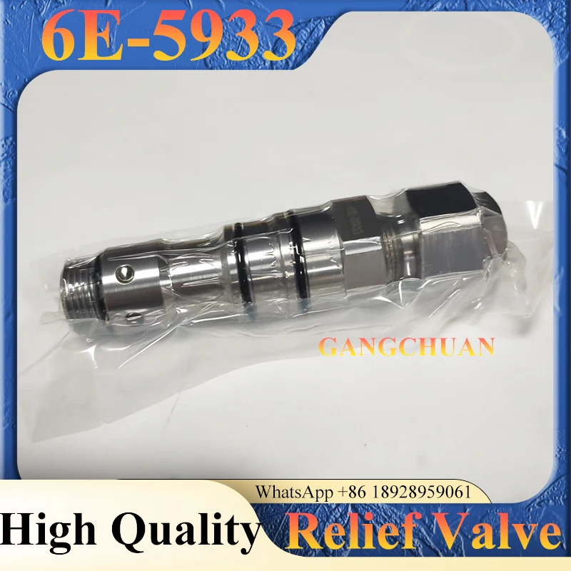 Graafmachine Ontlastklep 6E-5933 107-7033 6E5933 1077033 Hoofdregelklep voor E320B E320D