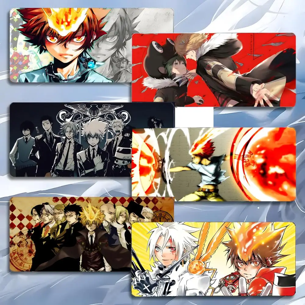 

anime youth H-Hitman Reborn Mouse Pad Mousepad Large Gaming LockEdge Thickened PC Table Desk Mat
