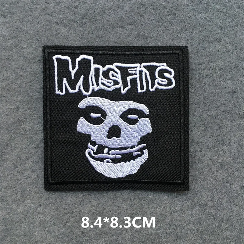 Rock Band Music Patches Clothes Embroidery Patches Badges Applique Stripes Jacket Jeans DIY Iron on for Clothing Stickers