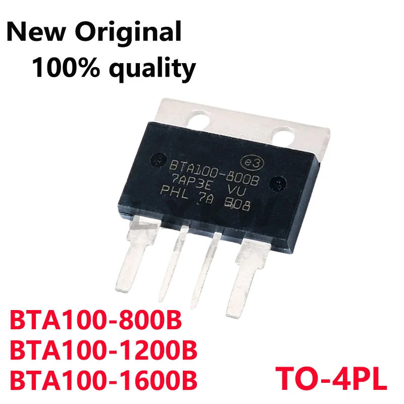 1/PCS New Original BTA100-800B BTA100-1200B BTA100-1600B TO-4PL Bidirectional thyristor  In Stock