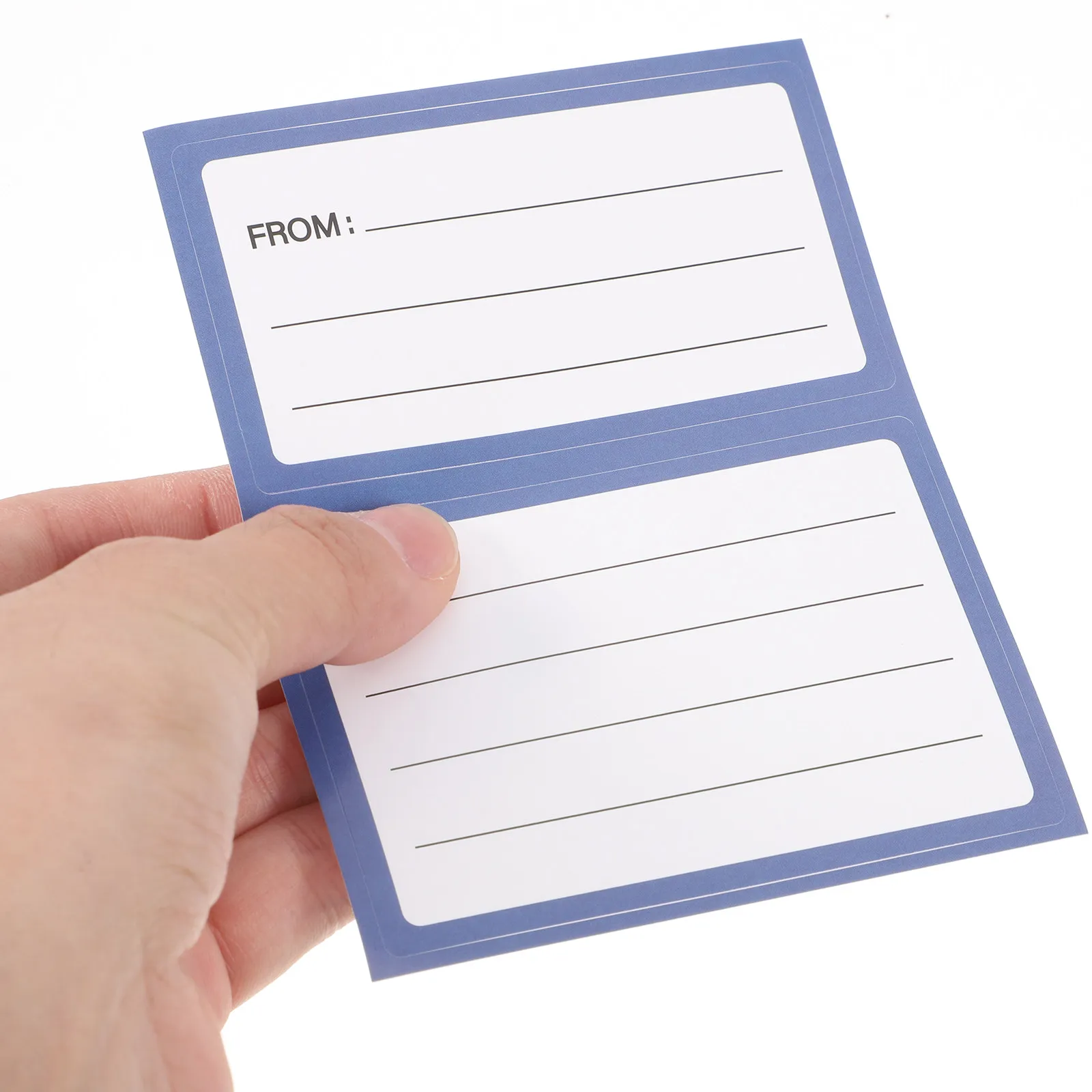 150Pcs to and from Mailing Labels Self Adhesive Blank Shipping Stickers for Envelopes Mailing Bags Package Returns Clear Section