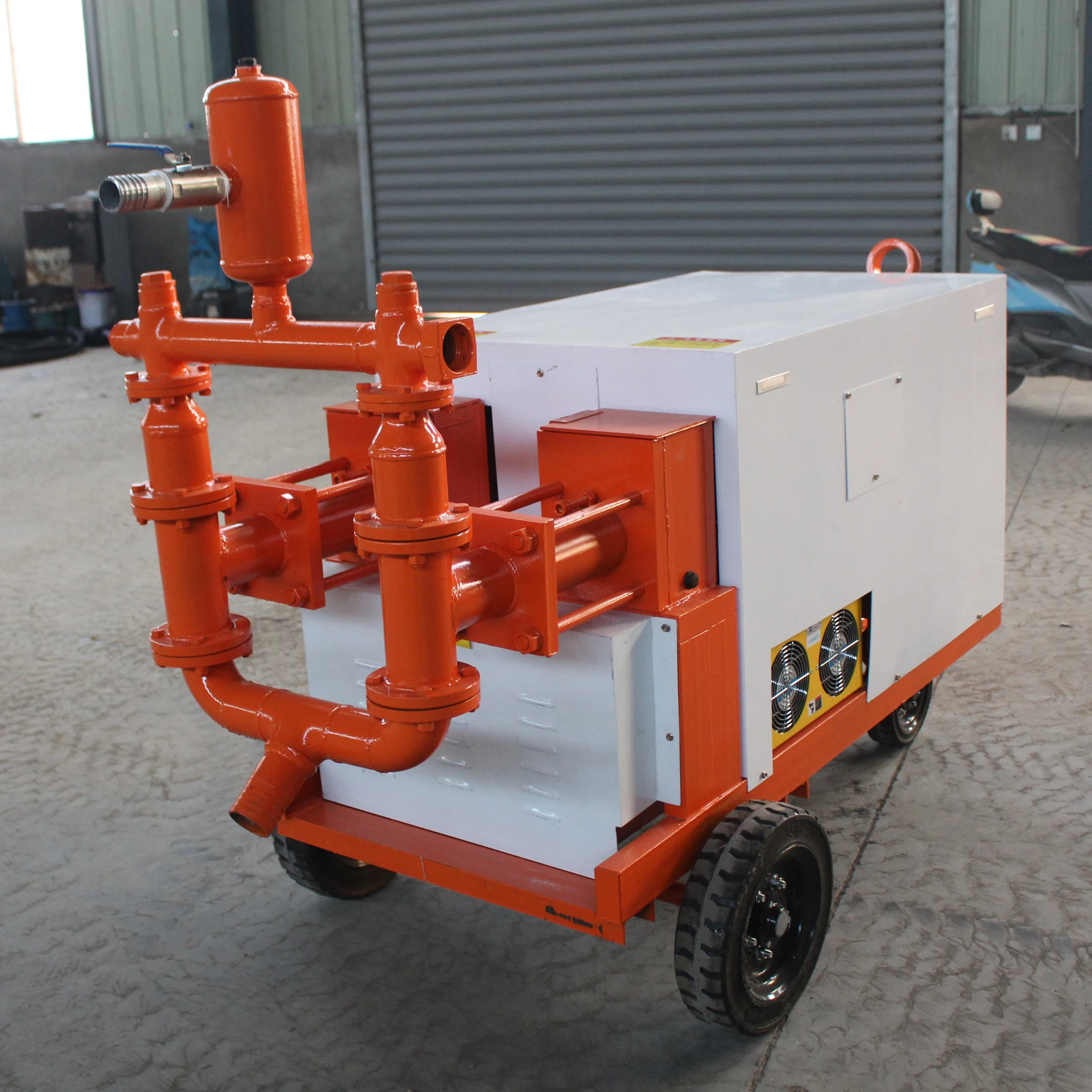 SJ – pompe à boue de jointoiement de sable à Double cylindre, Machine de jointoiement par Injection, Machine de jointoiement à pression