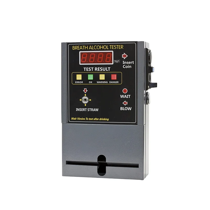 Wall Mounted  Breath Tester Fuel Cell Sensor Pre-Job  Tester