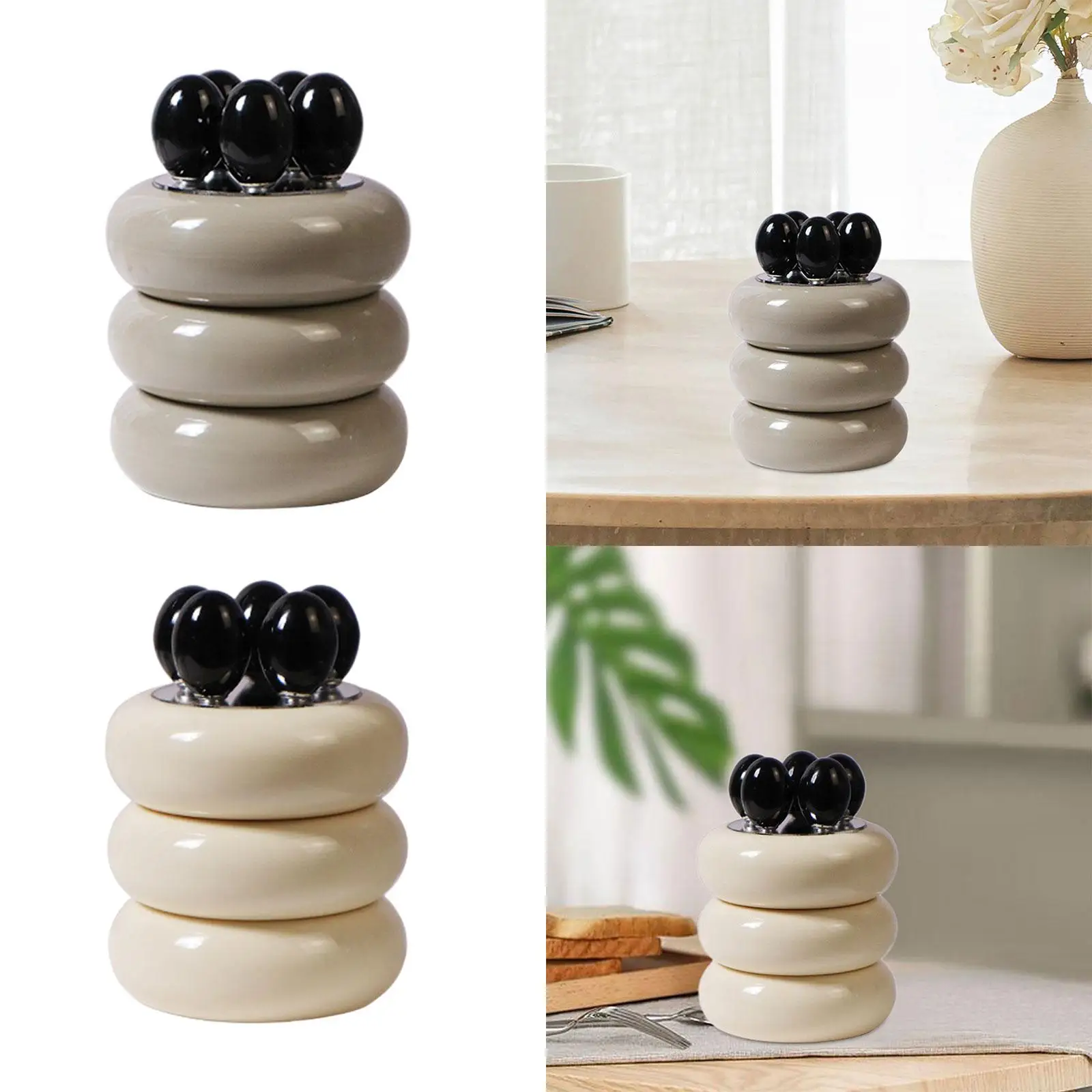 Fruit Fork with Storage Jar Cake Forks Appetizer Forks for Picnic Salad Home