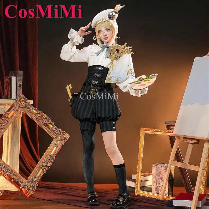 CosMiMi Game Identity V Edgar Valden/Painter Cosplay Costume Golden Ratio Gorgeous Outfit Carnival Party Role Play Clothing S-XL