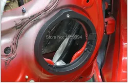 Car Front Rear Door Bass Speaker Horn Wire Cable Mat  Adapter 6.5
