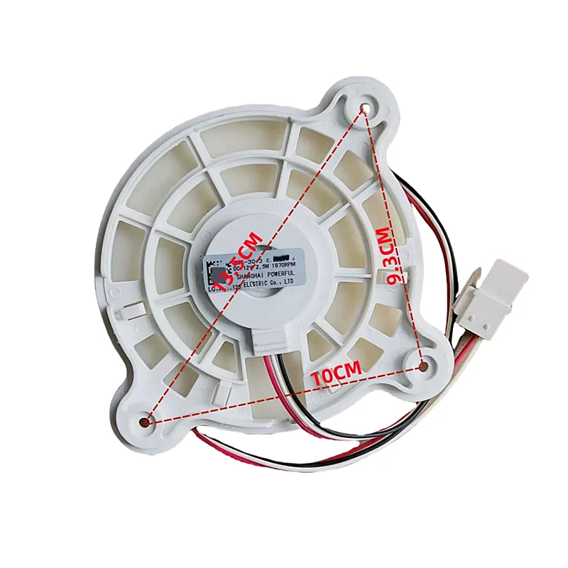 Original New for Refrigerator Motor ZWF-30-3 DC12v Refrigeration Fan for Samsung/Haier/midea