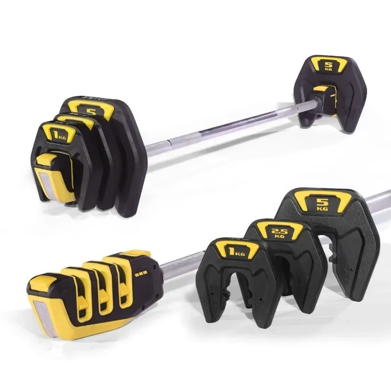 Hot Sale Adjustable Barbell Set Pu Barbell 20kg Barbell Weight Set Dumbbell Set