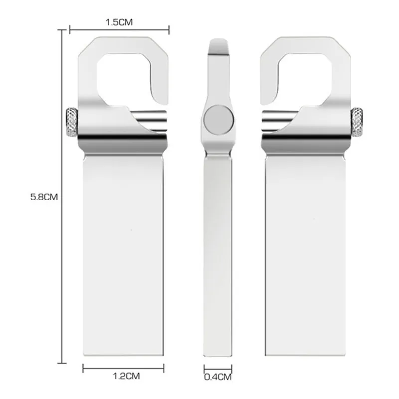 Usb Flash Drive 3.0 2TB 1TB Pen Drive Metal U Disk Memoria Cel Usb 2TB Memory Stick Gift For Phone /PC/Car/TV Free Logo