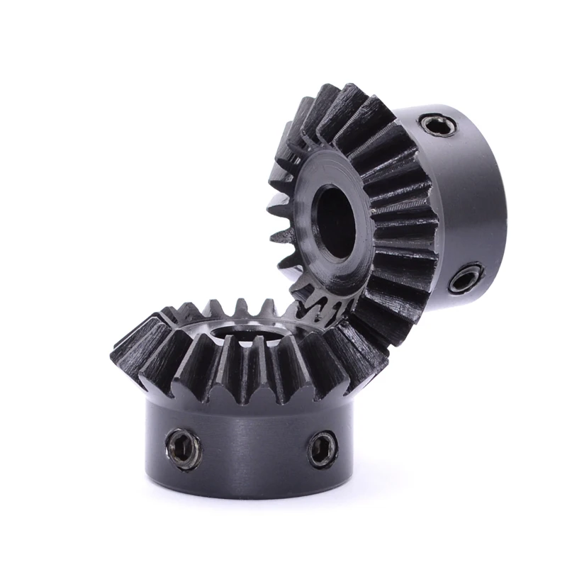 2 Mold 45#Carbon Steel Umbrella Gear 90 Degree Type 2 Bevel Gear Hole 10/14/16/22/25mm Metal Transmission Gear 20Teeth 25Teeth