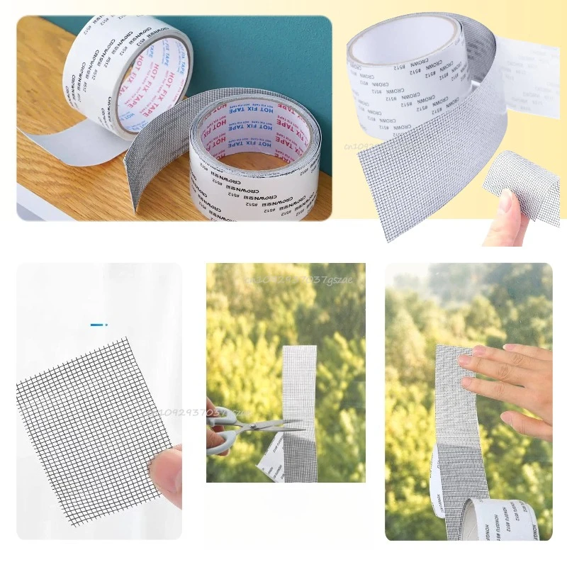 1ps Easy-to-Apply Waterproof Window Screen Repair Tape – Keep Mosquitoes Out with Our Anti-Insect, Self-Adhesive Mesh Patch
