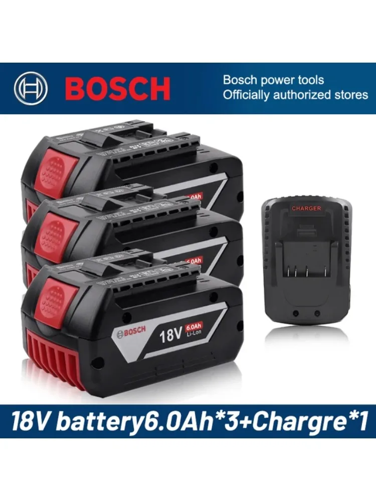 100% Original-Bosch 18V Akku, 18V und 6000mAh Ersatzakkus, Kabelloses Profi-System, BAT609 BAT618 18V Werkzeugakku