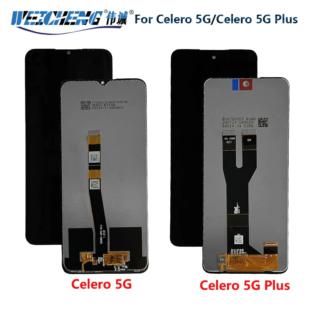 100% Tested New For BOOST MOBILE CELERO 5G LCD Assembly Display Touch Screen Panel Replacement for CELERO 5G+ plus Cell Phone