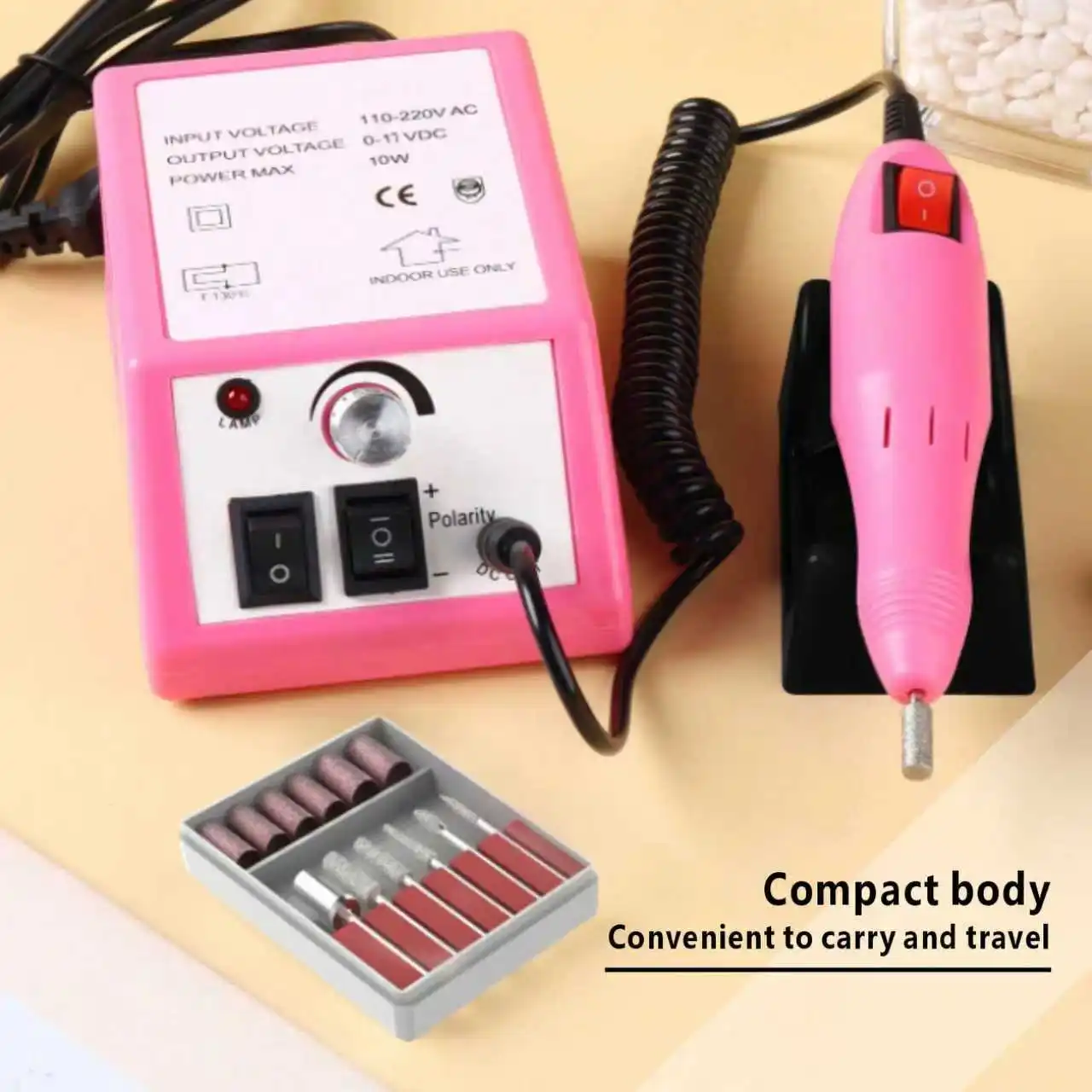 

Professional nail enhancement drill set electric nail drill nail polisher gel exfoliator nail polisher file polishing tool