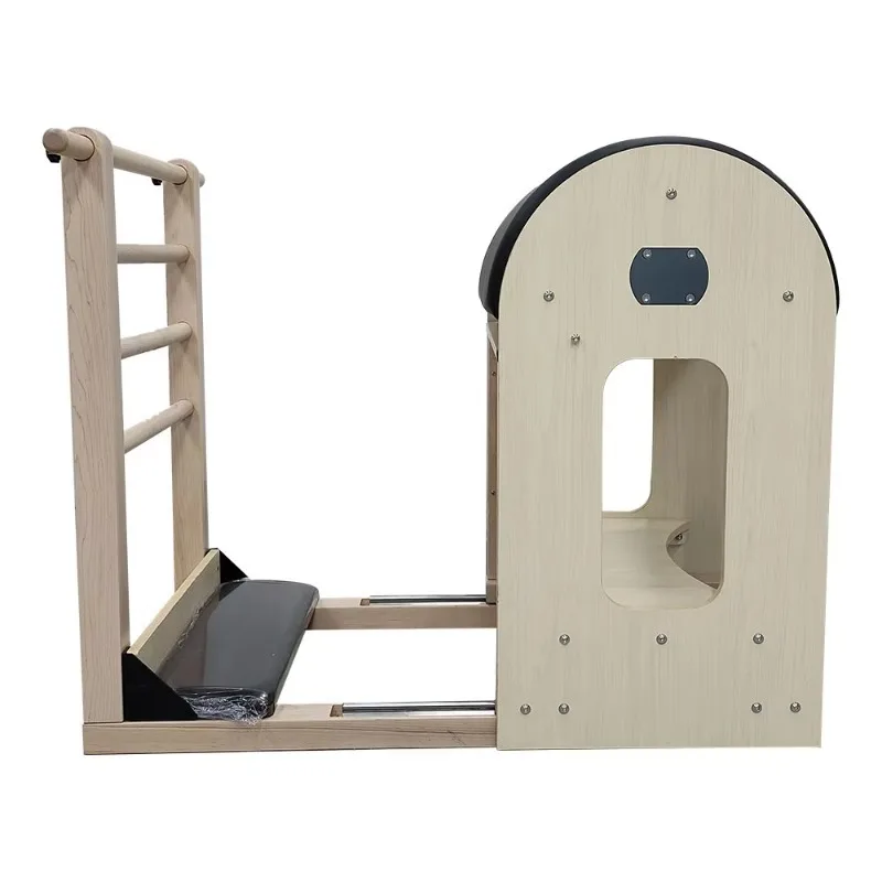 

YTYIN 20205 Popular Maple Wood Gym Fitness Equipment Wooden Bucket Trainer Yoga Pilates Gym Home Hand Adjustable Ladder Barrel B