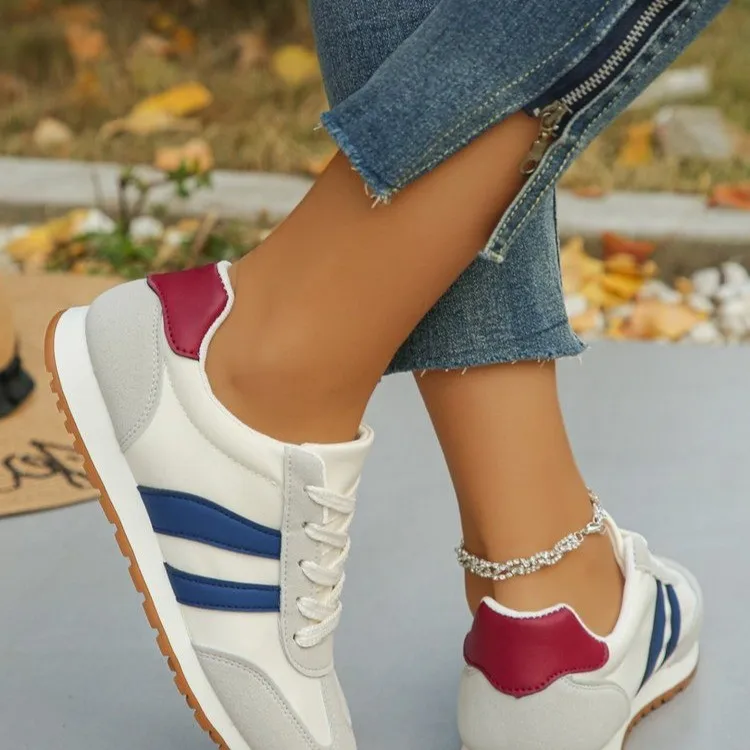 Women's Casual Lightweight Breathable Sport Shoes 2025 Spring Autumn New All-match Running Sneakers Zapatos De Mujer Tenis Jeans image 3