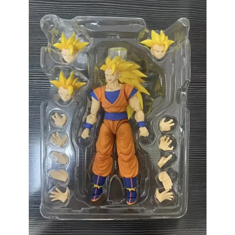 En Stock Bandai Dragon Ball S.H.Figuarts SHF Super Saiyan 3 SSJ3 Son Goku Anime figuras de acción PVC modelo juguetes coleccionables regalos