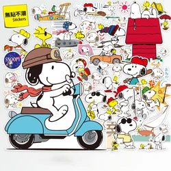 New Snoopy kawaii dog Cartoon Stickers Cute Character Notebook Stickers Child Toys Gifts