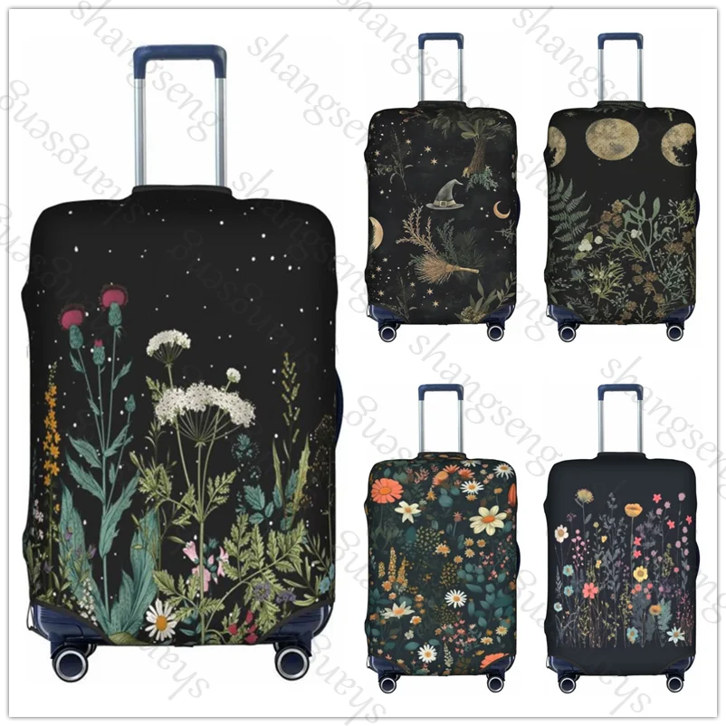 

Moon Flower Travel suitcase protective case, suitcase cover, elastic protection, washable Luggage cover, 18-32 in