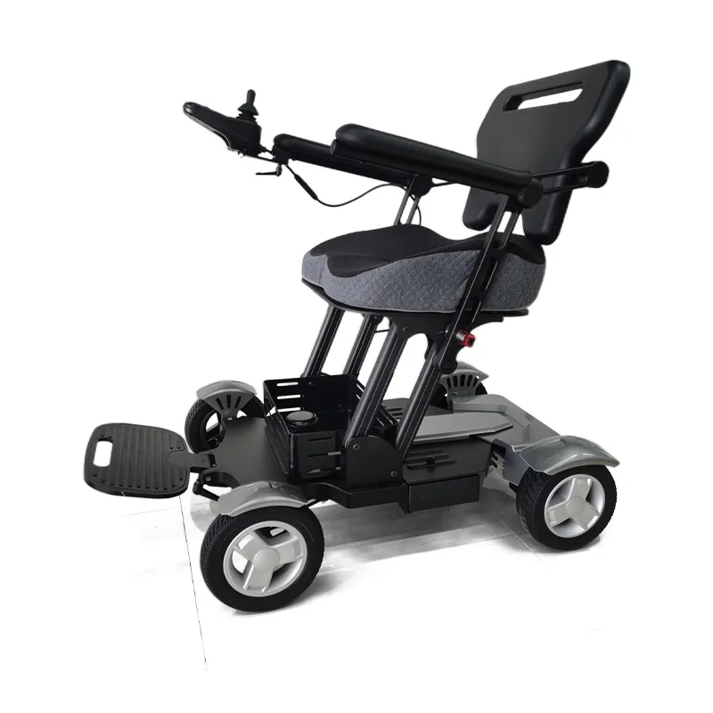 Folding Scooter Travel 4 Wheels Elderly Electric Scooter Disabled Handicapped Folding Mobility Scooter for Seniors