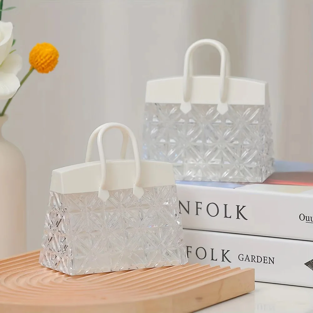 Tas Tangan Lampu Berbentuk Meja Naungan Menarik Membaca Ruang Tamu Kamar Tidur Kamar Mandi Dekorasi Rumah Lampu Malam Fiksi Ilmiah Mode