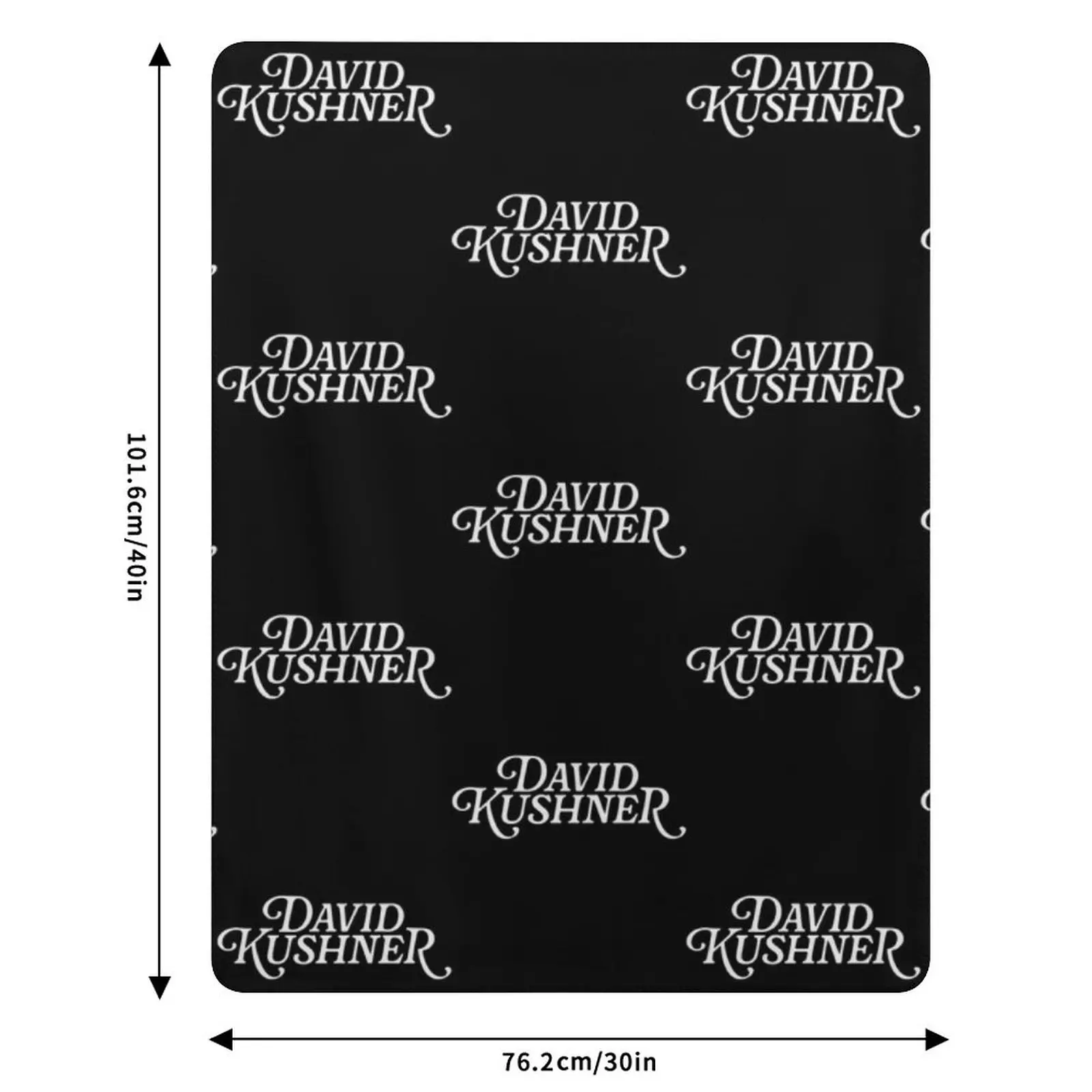 David Kushner Merch David Kushner Logo Throw Blanket wednesday Camping for babies Bed Fashionable Blankets