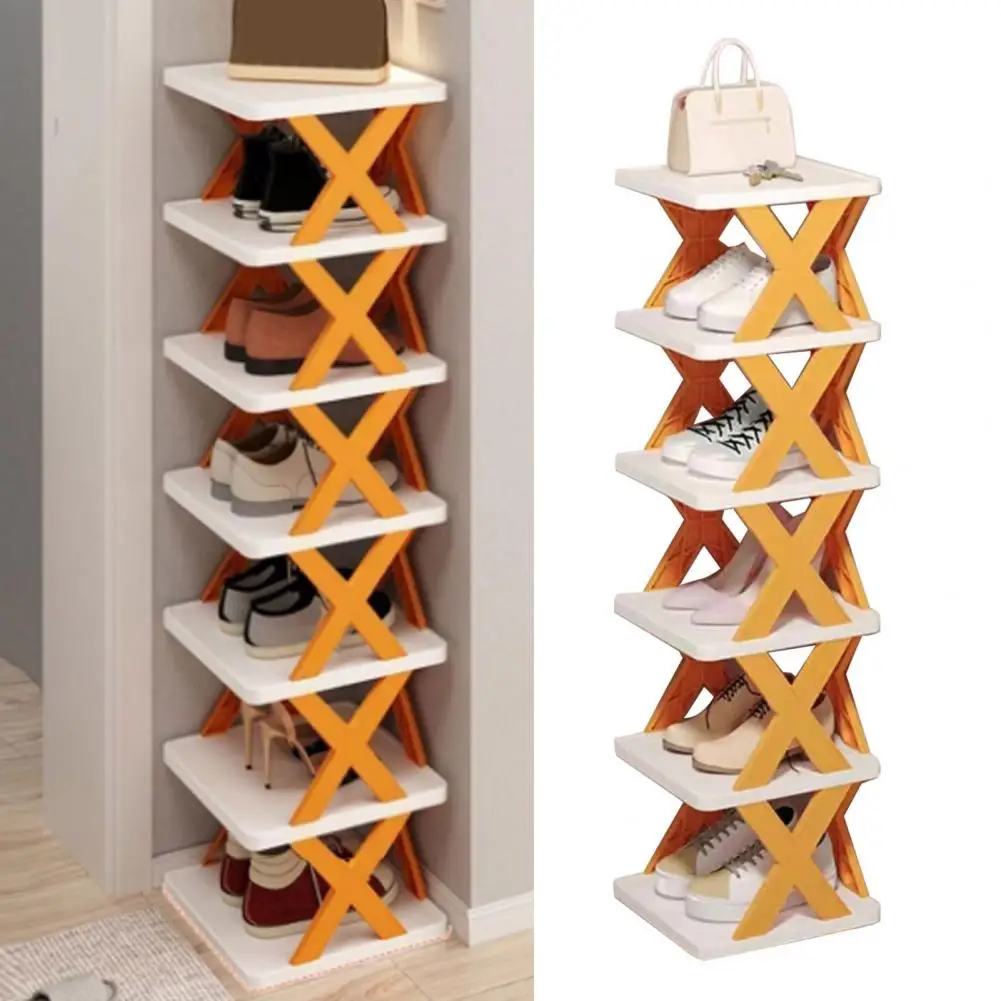 Home Shoe Organization Vertical Shoes Rack Organizer with Multi-layer Design for Strong Load-bearing Excellent Stability Easy