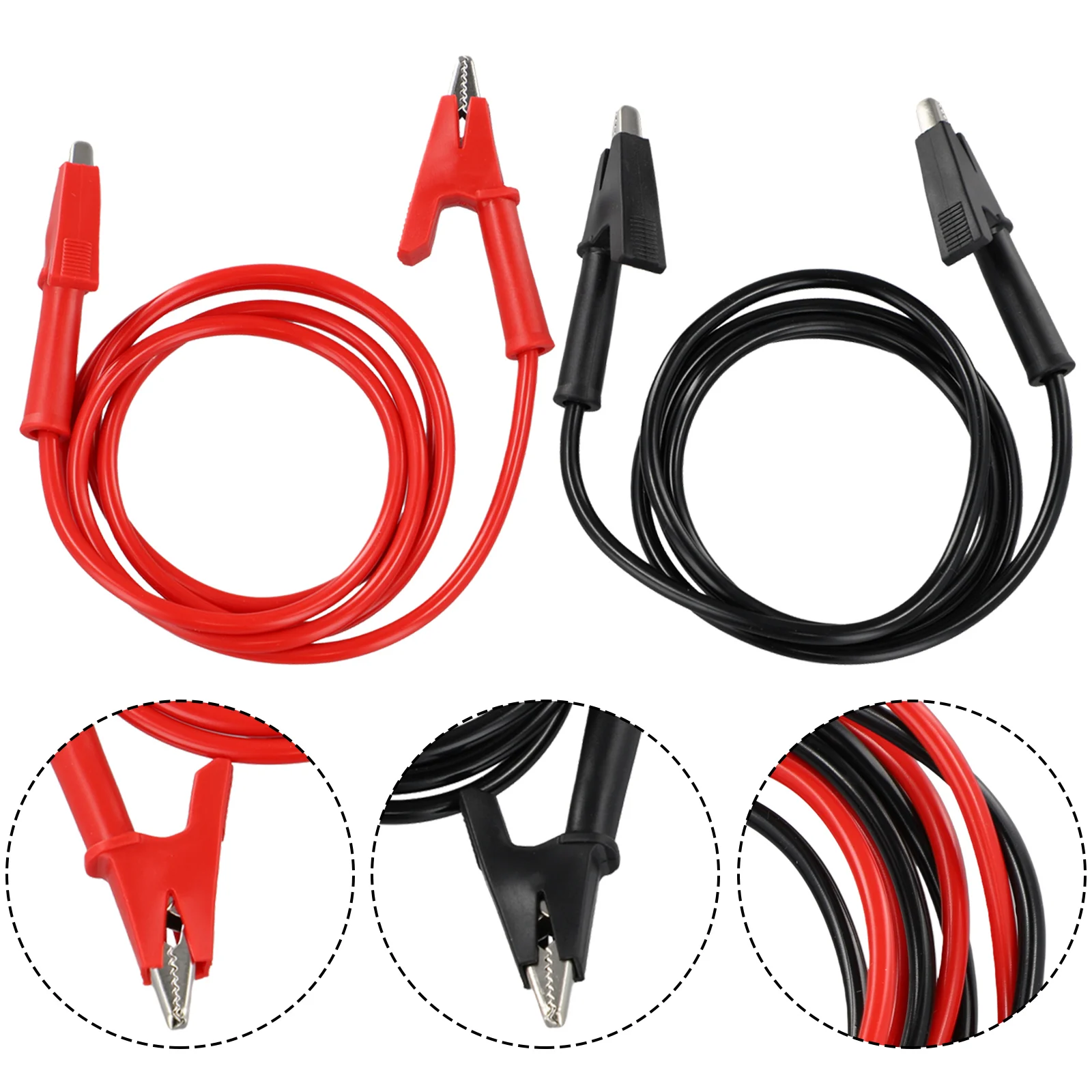 For Jumper Wire Set with For Alligator Clips 15A Featuring Round Section and 3.5mm Aperture for Standard Compatibility