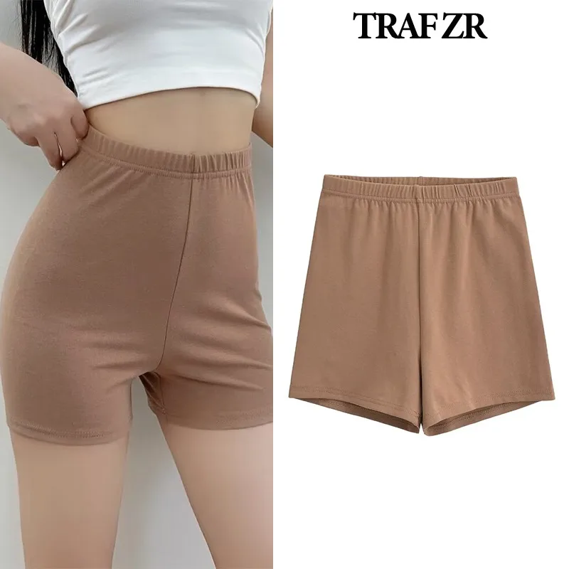 TRAF ZR Legging for Woman Summer Seamless Short Leggings with Push Up Effect Casual Leggings Sexy Buttock Woman Legging