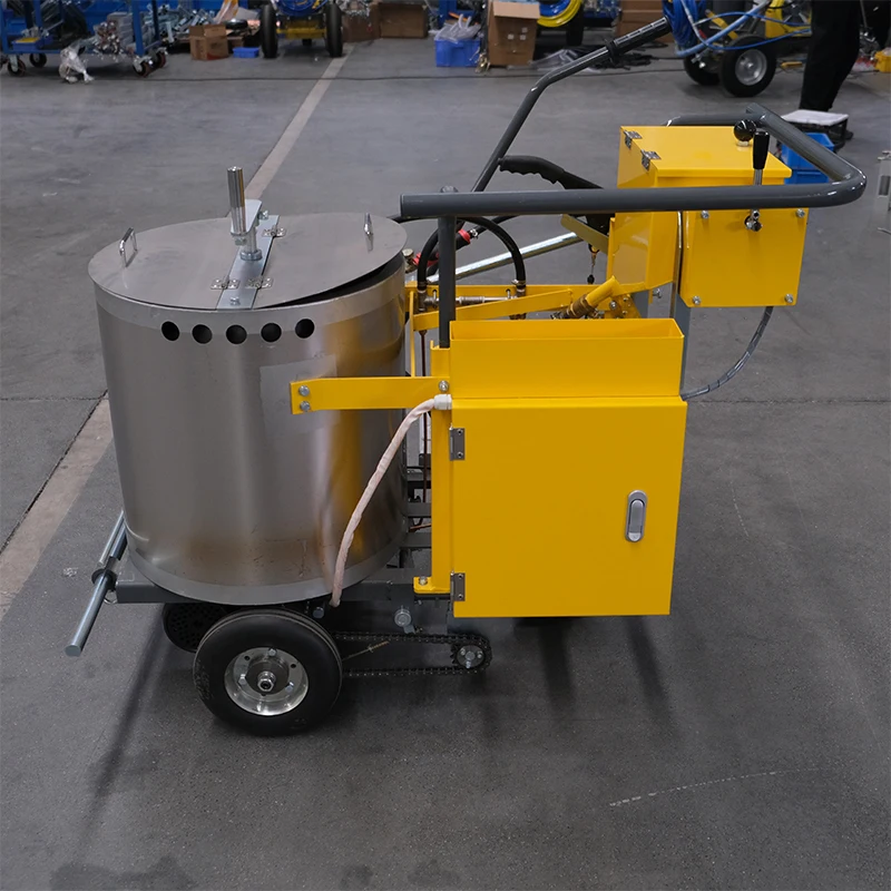 Road Marking Equipment for Sale Automatical Thermoplastic Making Equipment Advanced Hand-Push Thermoplastic Marking Machines