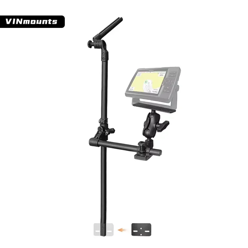 STLF Fishing Transducer Pole Mount for Livescope or Active Target 600mm or 800mm Collection