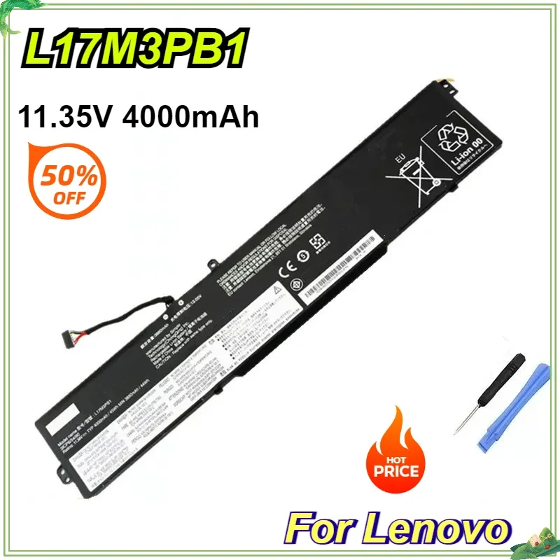 

L17M3PB1 Laptop Battery for Lenovo IdeaPad 330-17ICH 330-15ICH L17D3PB0 5B10Q71254 L17C3PB0 5B10Q71252 5B10W67266 11.35V 4000mAh