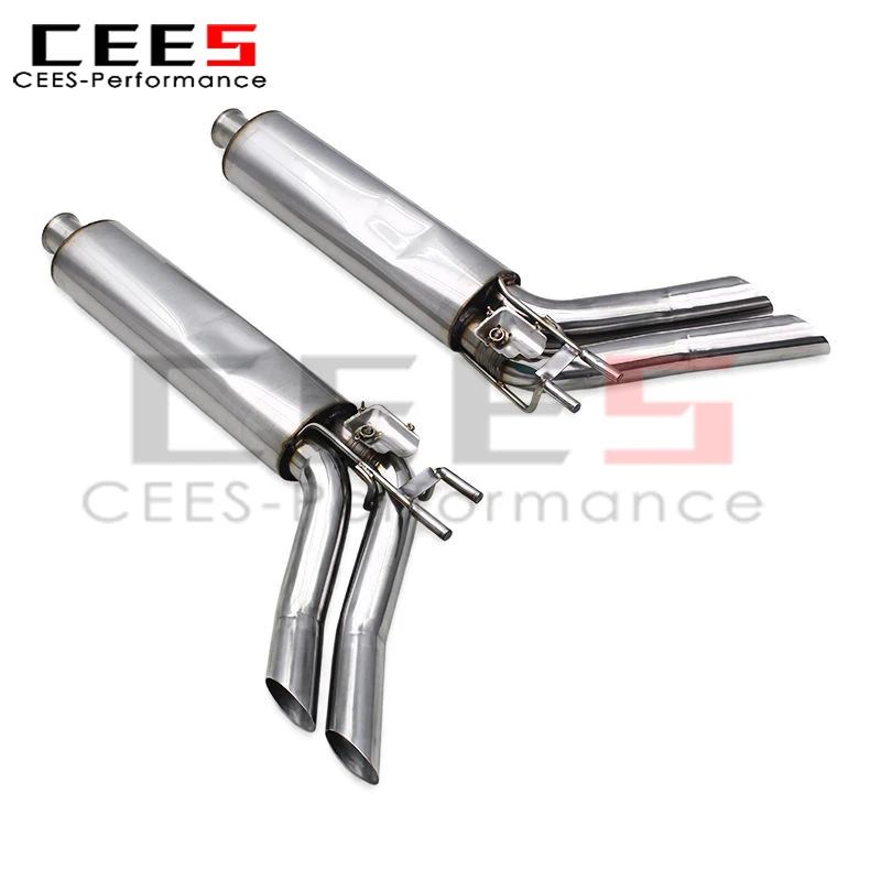 CEES Valved Exhaust Pipes for Mercedes-Benz G63 AMG W465 2025+ Race Pipes with OEM Replacement Exhaust Muffler