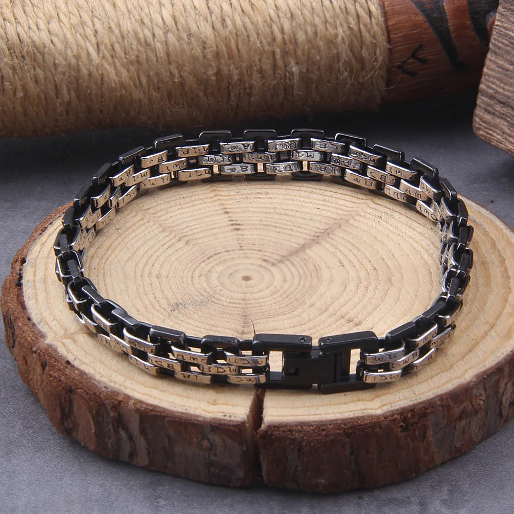 Vikings Jewelry Watch Chain Men's Man Bracelet For Men Women Luxury Stainless Steel Mannen Armband On Hand Wrist Arm Jewelry