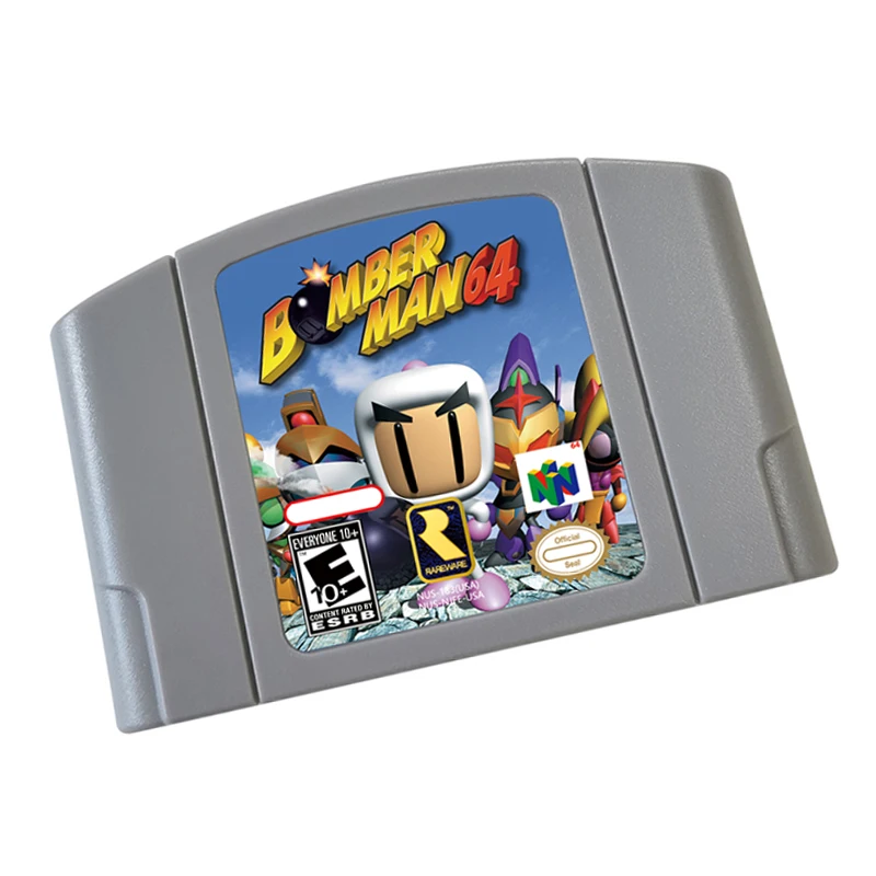 BOMBER MAN 64_YFor N64 Game Card US Version Console 64 bit USA Version Video Game Cartridge