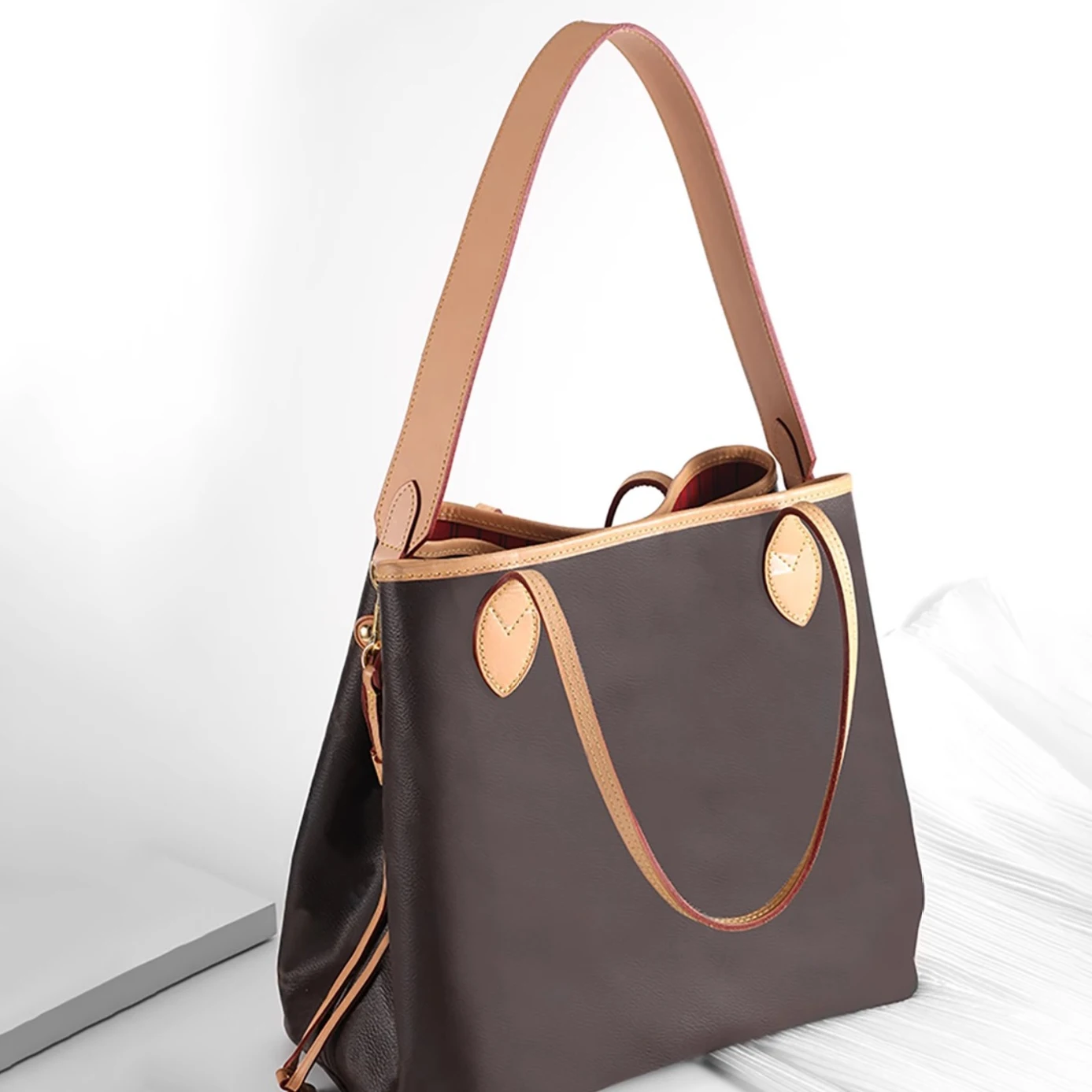 

Ремешок из искусственной кожи 3,8x65 см для Neverfull MM Alma Keepall, сменный ремень для сумки, аксессуар для модификации сумок