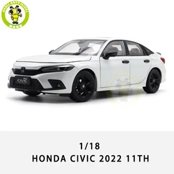 1/18 NEW CIVIC 11th Generation 2022 Diecast Model Toy Car Gifts For Father Friends