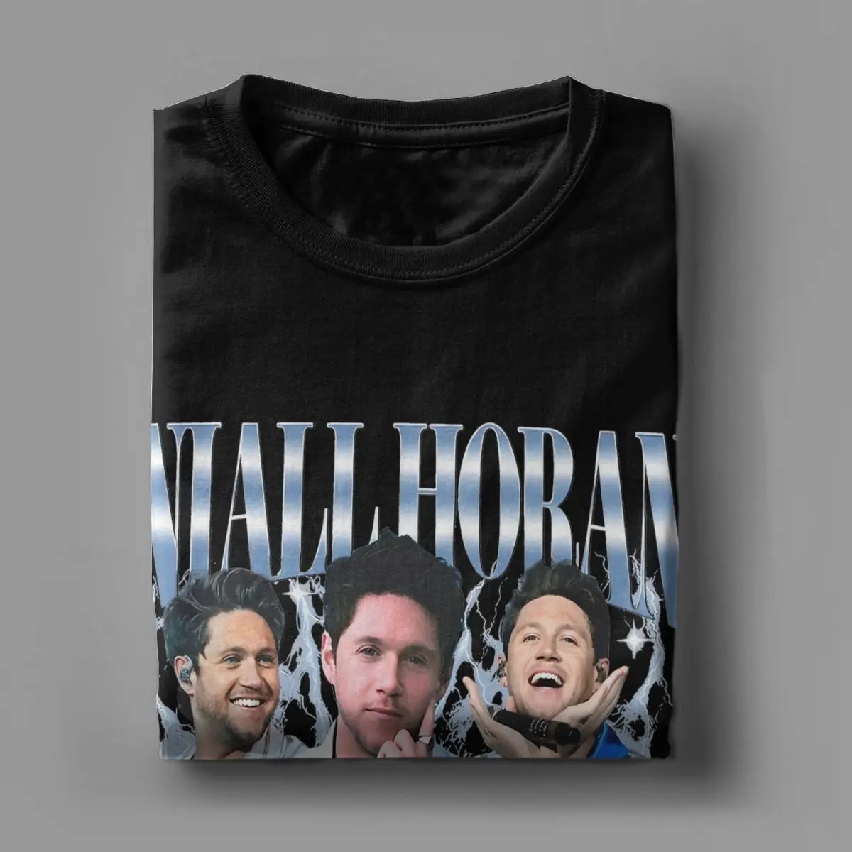 Niall Horan 90s T-Shirts for Men Vintage Cotton Tees Round Neck Short Sleeve T Shirt Plus Size Clothes