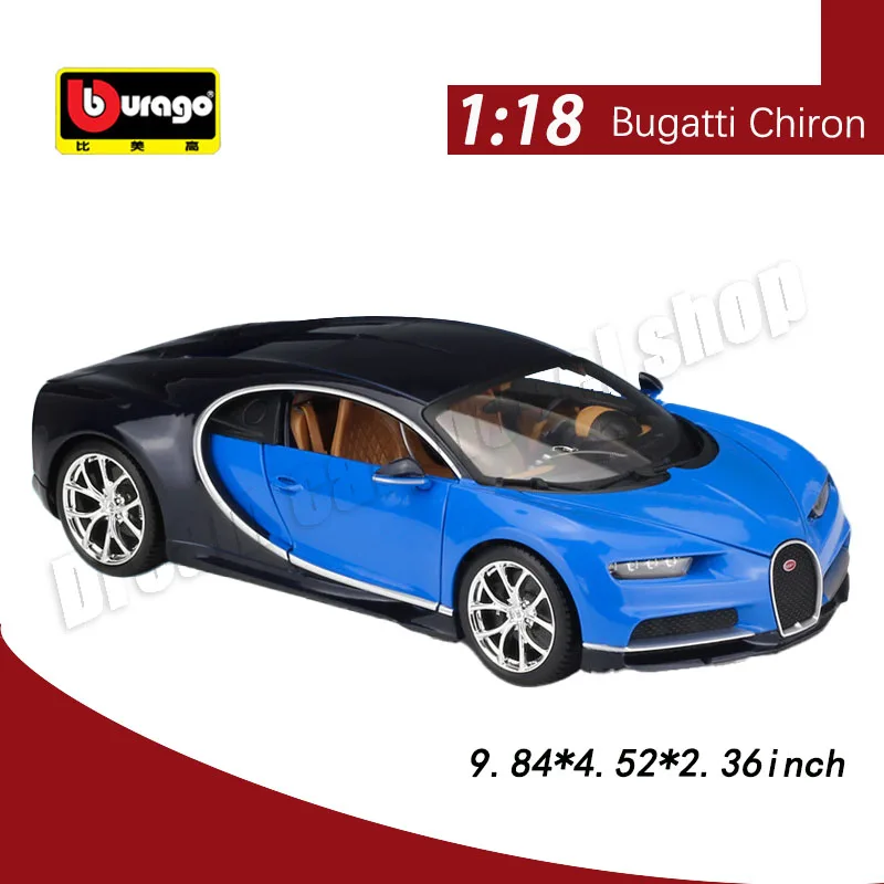 

Original Bburago 1:18 Bugatti Chiron Bugatti Chiron Sport Alloy Car Model Children's Toys Die-cast Model Cars Collectible Gift