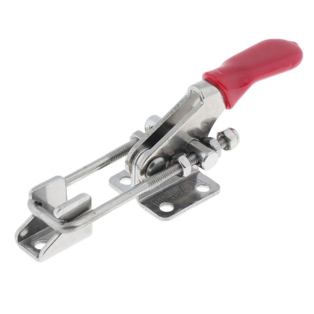 สแตนเลสสตีลแนวนอน Quick Release Latch Type Toggle Clamp 165กก