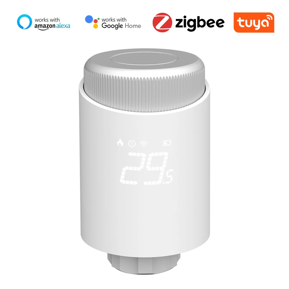 T-uya Zig-bee Thermostatic Radiator Valve Wireless Mobilephone App Control Temperature Controller Radiator Thermostat