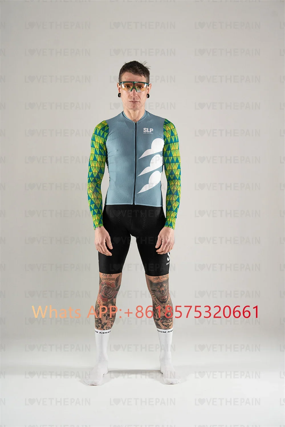 Slp Spring Autumn Men Thin Mountain Biking Set Cycling Suit Quick Drying Ropa Ciclismo Hombre MTB Long Cycling Jersey Suit 2024