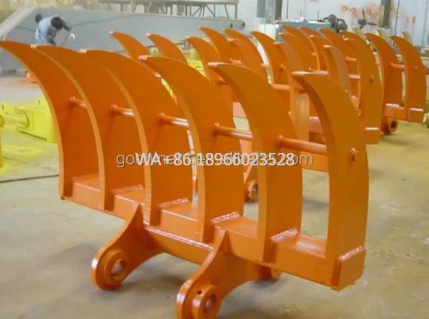 China Fabrieksprijs Zware graafmachine Wortelhark Graafmachinehulpstukken Borstelharken voor graafmachine van 3-45 ton