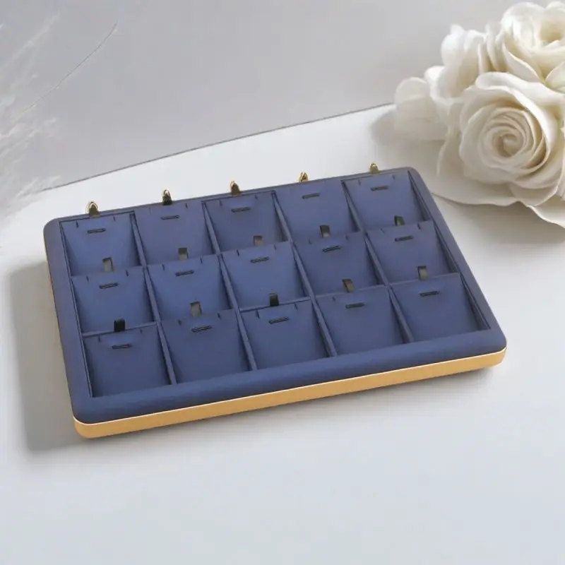 ستوكات مجوهرات عرض صينية مجوهرات تخزين البليت لقلادة الإسورة حلقة القرط سوار مكافحة صينية تخزين #5