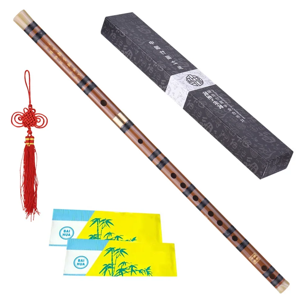

Pluggable Bitter Bamboo Flute Dizi Traditional Handmade Chinese Musical Woodwind Instrument Key C/D/G Professional Performance