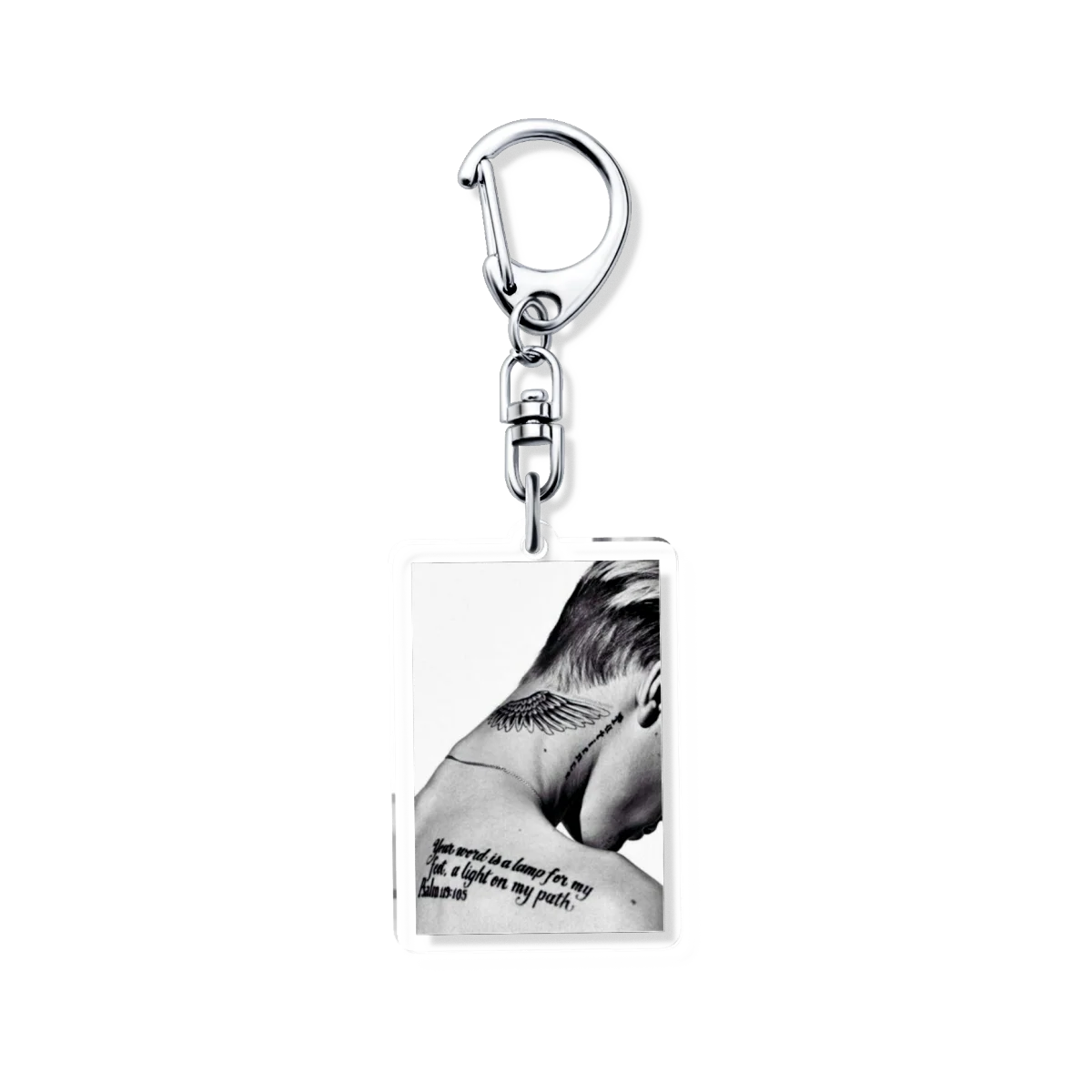 Justin Bieber Lilbieber Cool Boy Acrylic Keychain Belieber Bag Charms Pendant Fan Gift Key Chain New Souvenir Creative Kingring