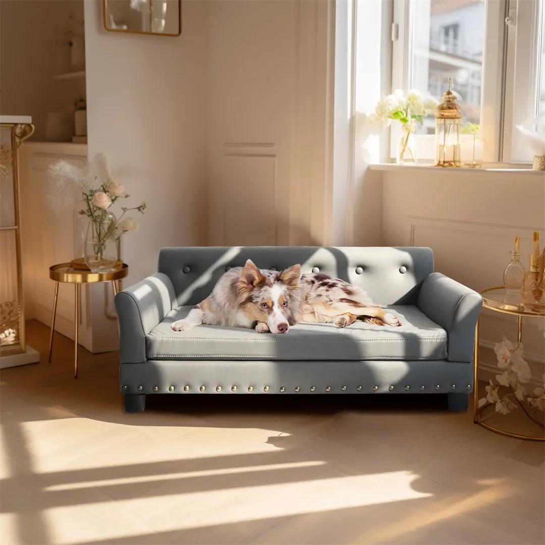 

Pet Sofa Kennel Cat Litter Small Pet Bed Dog Supplies Cute Teddy Pet Sofa Universal in All Seasons