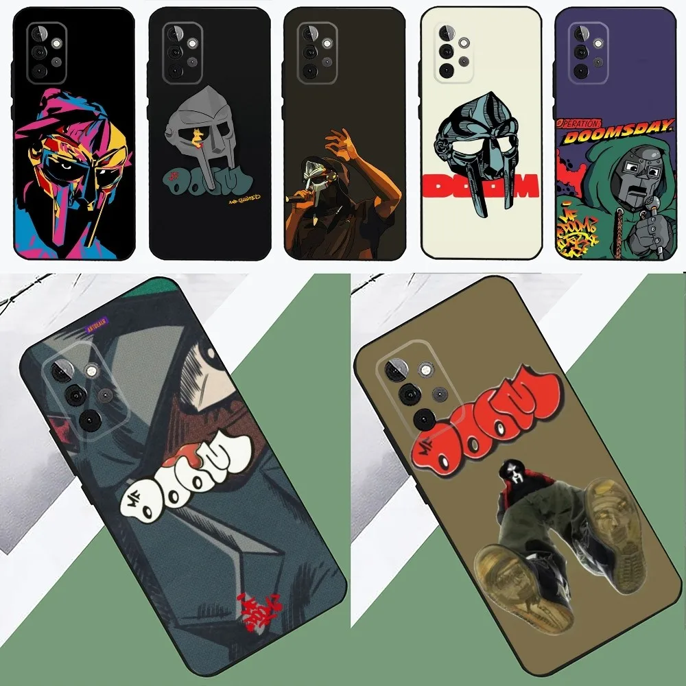 

M-MF DOOM Rapper Phone Case For SamsungS24,23,22,21,S20 ,Pro10,S30Plus,S9,20lite Ultra Black Cover