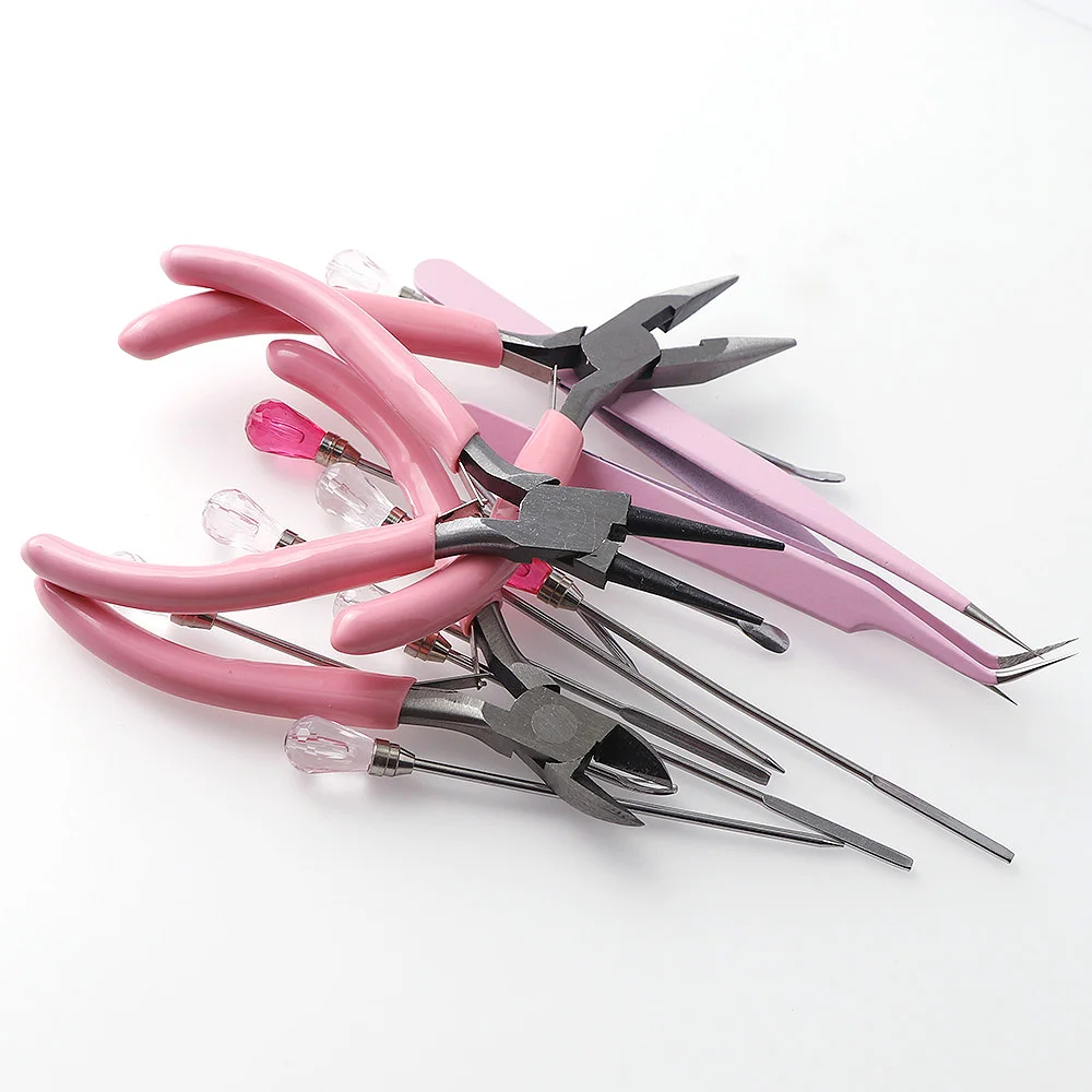 Stainless Steel Needle Nose Pliers Jewelry Making Hand Tool Round Nose Cutting Wire Pliers For DIY Crafts Handmade Jewelry Tools