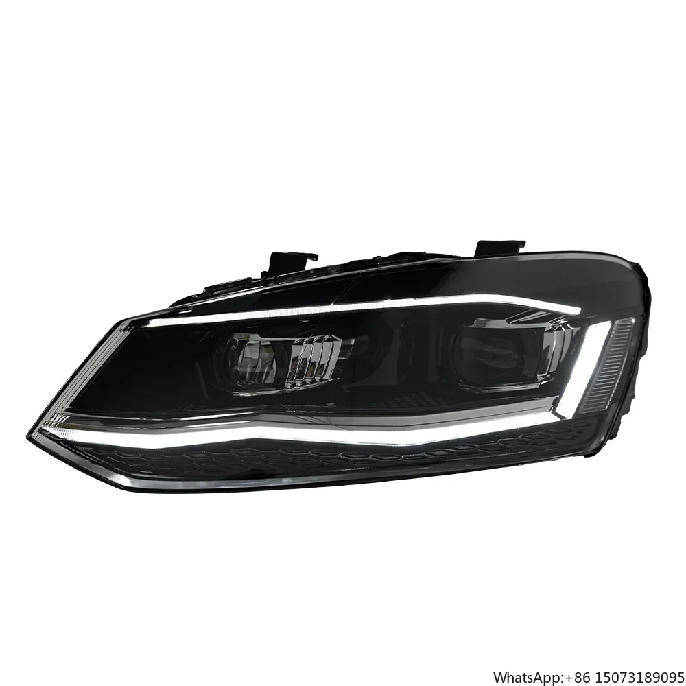 Car Lights for   Headlight Projector Lens 2010-2017 Vento Dynamic Signal Head Lamp LED Headlights Drl Automotive Accessory